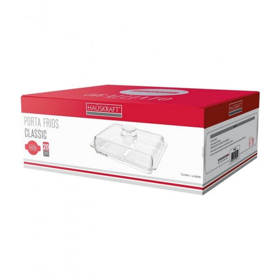 Porta frios classic 20cm Vidro